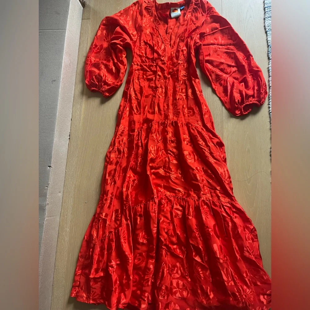 ✨Farm Rio Red Maxi Dress - Picture 5 of 8